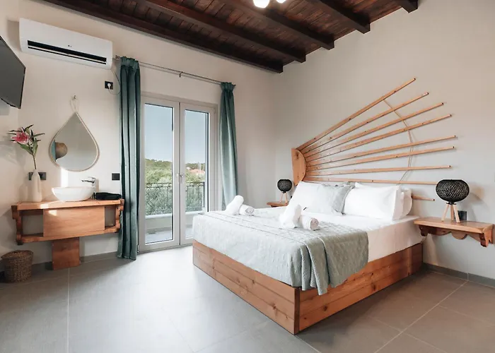 Di Leon - Uniquely Designed With Pool In A Picturesque Village Near Famous Porto Limnionas, Offering Exceptional Hospitality By Mana Gers Villa Agios Leon